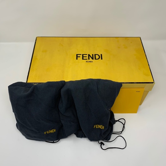 Authentic Fendi Monster Calfskin Slip-Ons - Picture 7 of 8